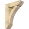Ekena Millwork Thorton Slat Rough Sawn Bracket w/ Offset Brace, Douglas Fir, 8"W x 26"D x 34"H BKT0806X26X34THR06RDF - alternate 1